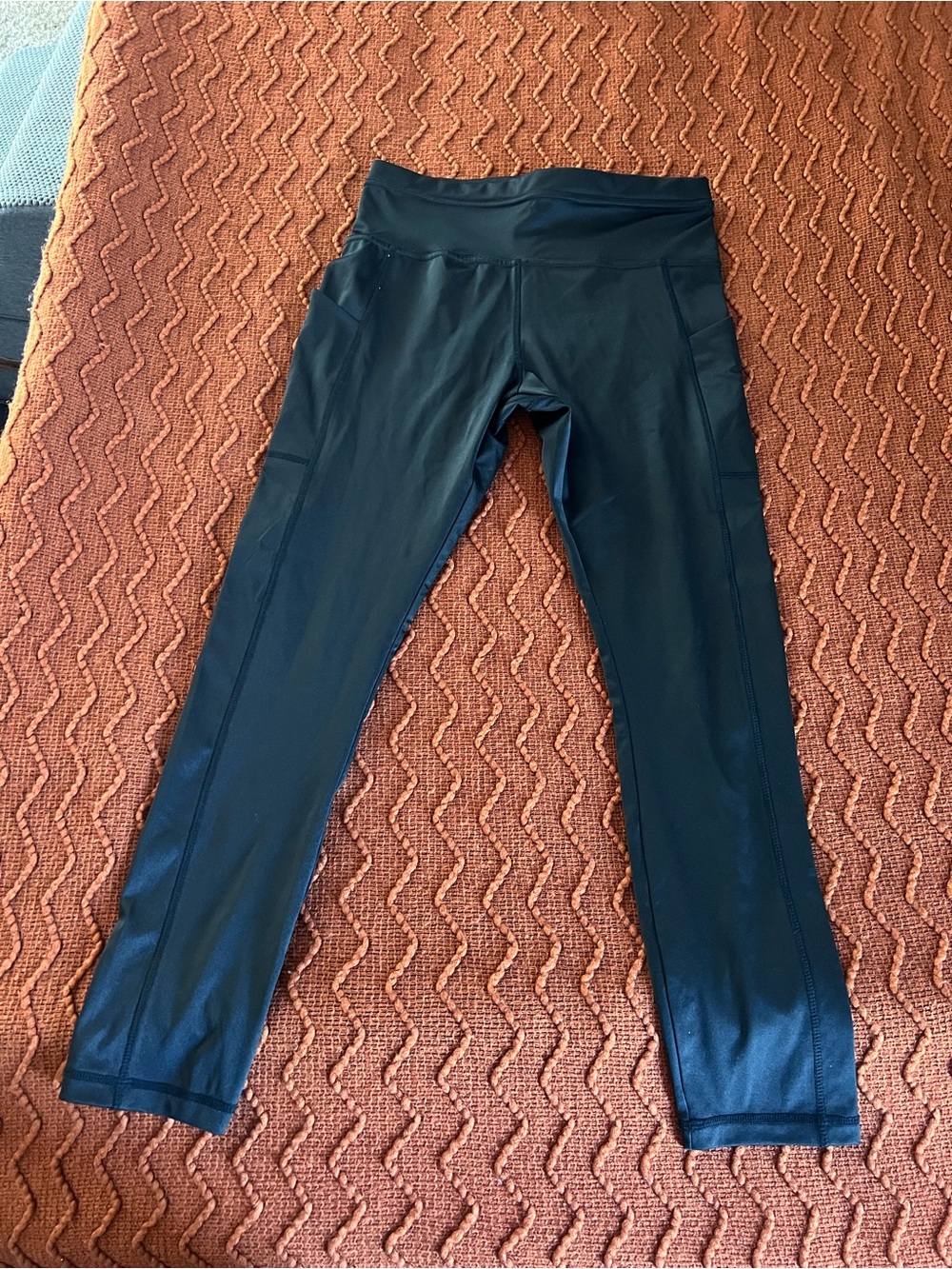 Black High-Waist Active Leggings - Brand Unknown